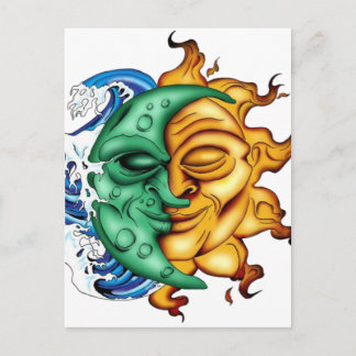 Half Moon Half Sun Postcard