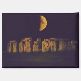 Half Moon Henge Magnet