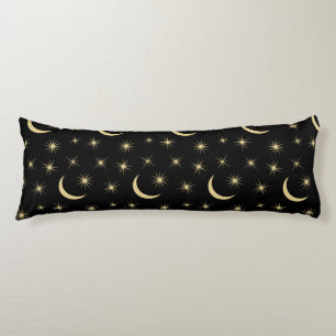 Half Moon Stars Universe Space Lover Astronomy Body Cushion