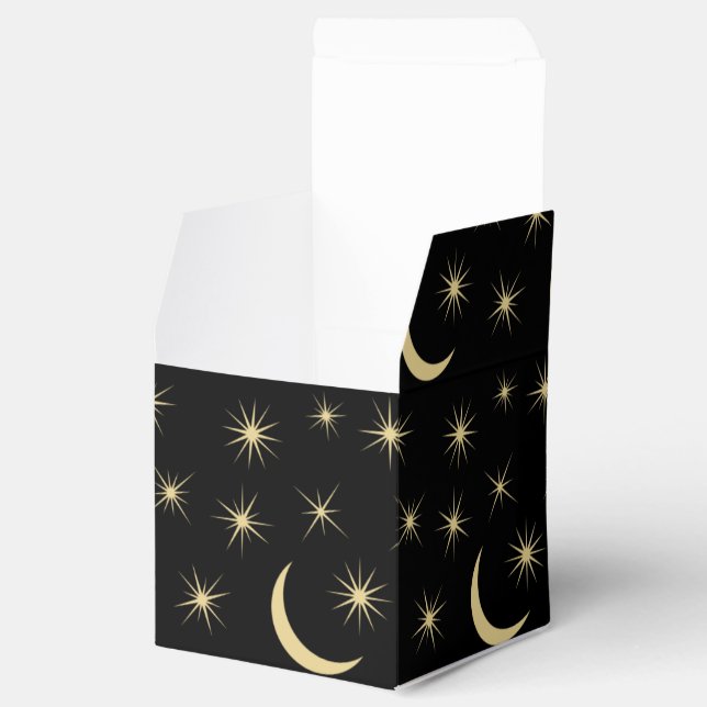 Half Moon Stars Universe Space Lover Astronomy Favour Box (Opened)
