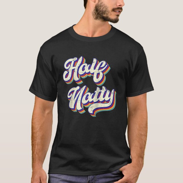 Half Natty Gym Fitness Bodybuilder Meme Raglan T-Shirt (Front)
