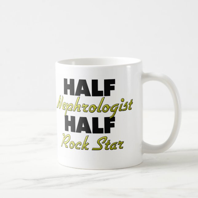 Half Nephrologist Half Rock Star Coffee Mug (Right)