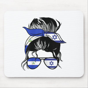 Half Nicaraguan Half Israeli Mix Nicaragua And Isr Mouse Pad