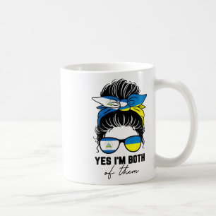 Half Nicaraguan Half Ukrainian Girl Nicaragua Ukra Coffee Mug