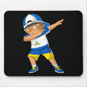 Half Nicaraguan Ukrainian Boy Nicaragua Ukraine Fl Mouse Pad