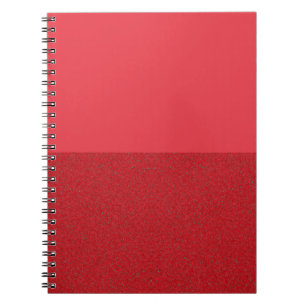 Half-Noise Tomato Red Spiral Notebook – Customise