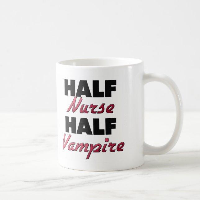 Half Nurse Half Vampire Coffee Mug (Right)
