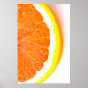 Half of an Orange Slice Poster