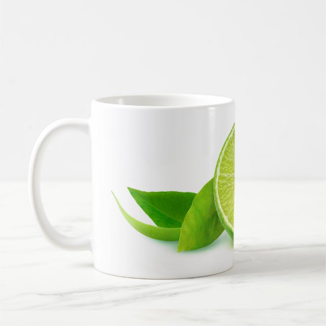 Half of lime coffee mug (Left)