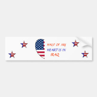 HALF OF MT HEART, BUMPER SICKER BUMPER STICKER