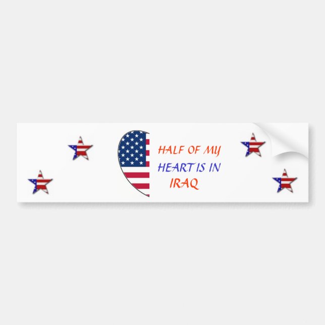 HALF OF MT HEART, BUMPER SICKER BUMPER STICKER (Front)