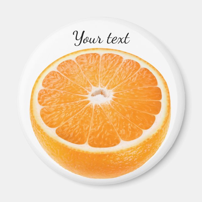 Half of orange magnet (Front)