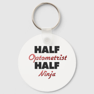 Half Optometrist Half Ninja Key Ring
