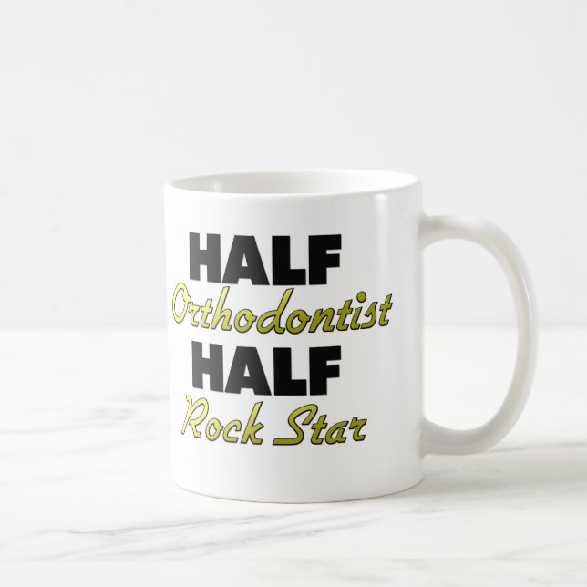 Half Orthodontist Half Rock Star Coffee Mug (Right)
