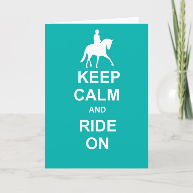 HALF PASS KEEP CALM Greeting Card (Front)