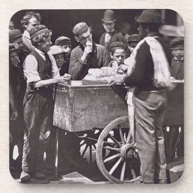 Half Penny Ices, from 'Street Life in London', 187 Coaster (Front)