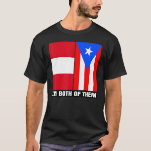 Half Peruvian Half Puerto Rican DNA Puerto Rico & T-Shirt