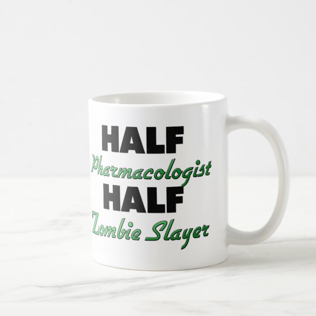Half Pharmacologist Half Zombie Slayer Coffee Mug (Right)