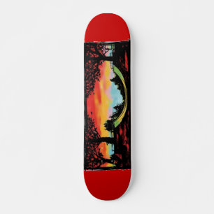 Half Pipe & Sunset Skateboard
