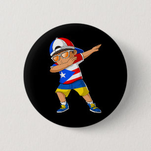 Half Puerto Rican Half Ukrainian Boy Puerto Rico F 6 Cm Round Badge