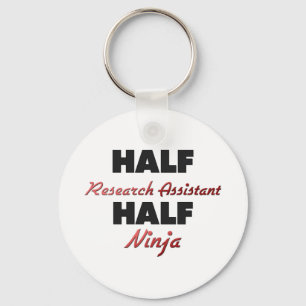 Half Research Assistant Half Ninja Key Ring