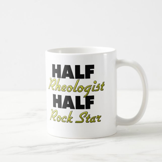 Half Rheologist Half Rock Star Coffee Mug (Right)