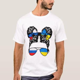 Half Russian Half Ukrainian Girl Russia Kids Herit T-Shirt