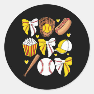 Half Sell And Softll Mom Mama Life Coquette Bow Wo Classic Round Sticker