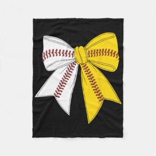 Half Sell And Softll Mum Mama Coquette Bow For Wom Fleece Blanket