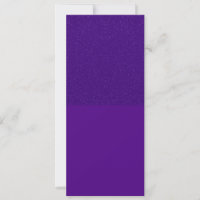 Half-Shimmer Purple Tall Invitation – Customisable