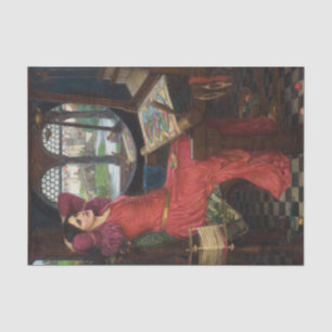 Half-Sick of Shadows by John William Waterhouse Tissue Paper