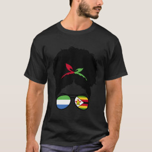 Half Sierra Leonean Half Zimbabwean Sierra Leone Z T-Shirt