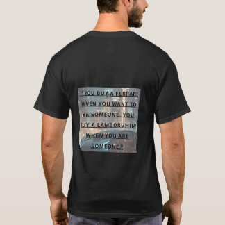Half sleeve customised Lamborghini Tshirt
