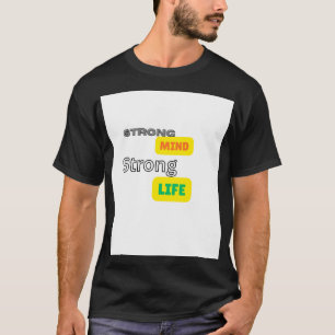 Half sleeve t shirt with motivational quote