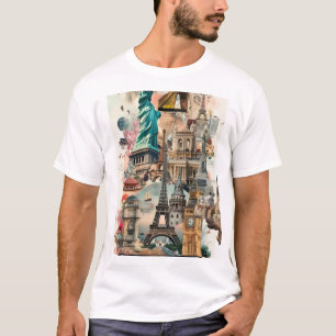 half sleves t shirt with ausome print