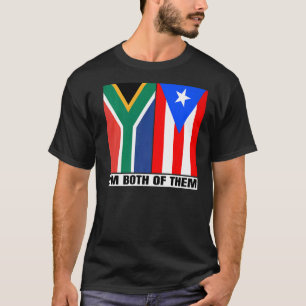 Half South African & Puerto Rican Heritage South A T-Shirt