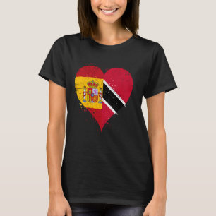 Half Spanish Half Trini A Spain Trinidad and Tobag T-Shirt