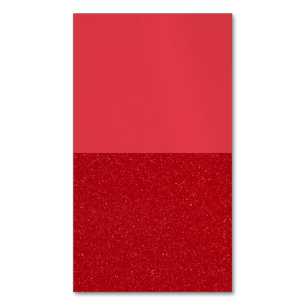 Half-Speckle Tomato-Red Magnet Card – Customisable
