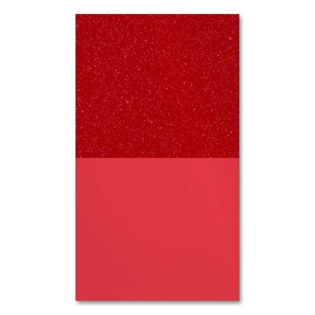Half Speckled Tomato Red Magnet Card – Customise (Front Vertical)