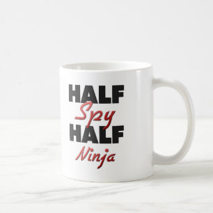 Half Spy Half Ninja Coffee Mug