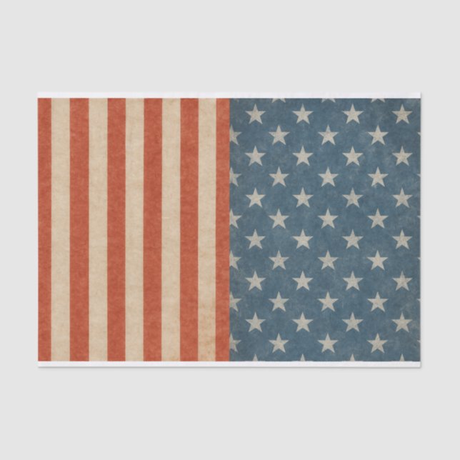 Half Stars, Half Stripes Tissue Paper (Front)