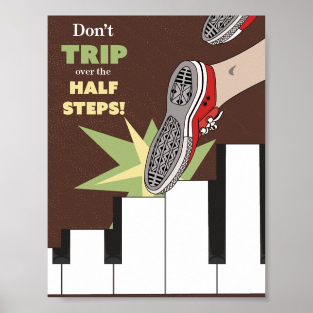 Half Steps Music Poster (Front)