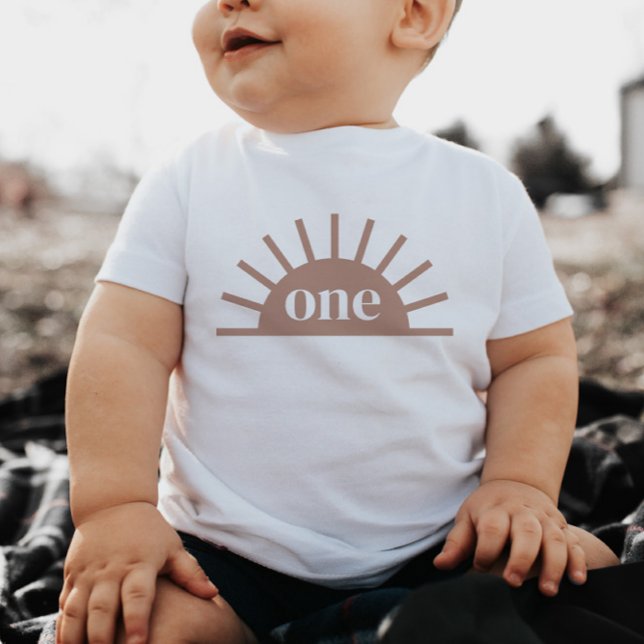 Half Sun One Terracotta Baby Tshirt (Creator Uploaded)