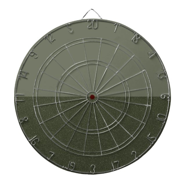Half-Texture Moss Green Dartboard – Customisable (Front)