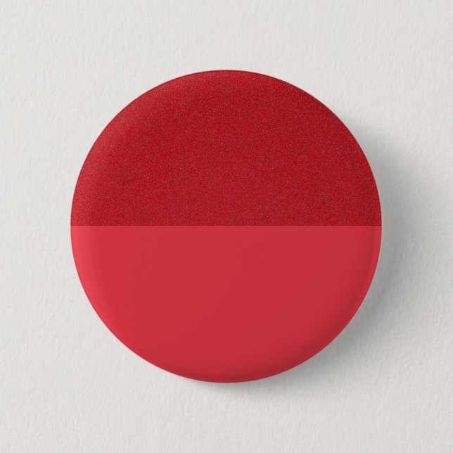 Half Texture Tomato Red Custom Button (Front)