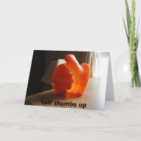 Half thumbs up