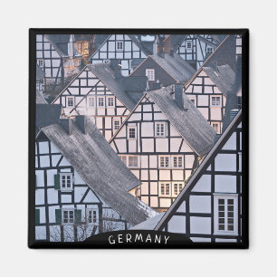 Half-timbered houses in Freudenberg, Germany Magnet