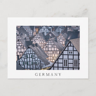 Half-timbered houses in Freudenberg, Germany Postcard