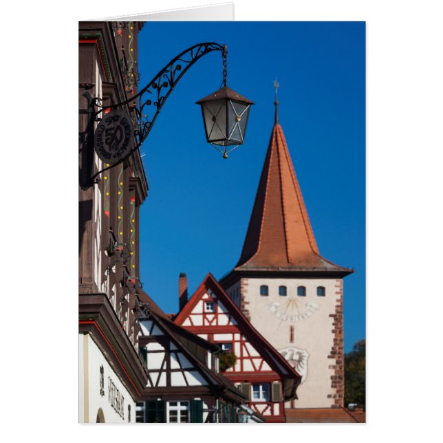 Half Timbered Houses in Town (Front)