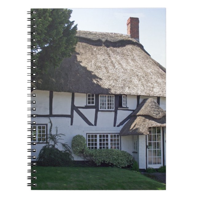 Half-Timbered Thatched Cottage Notebook (Front)
